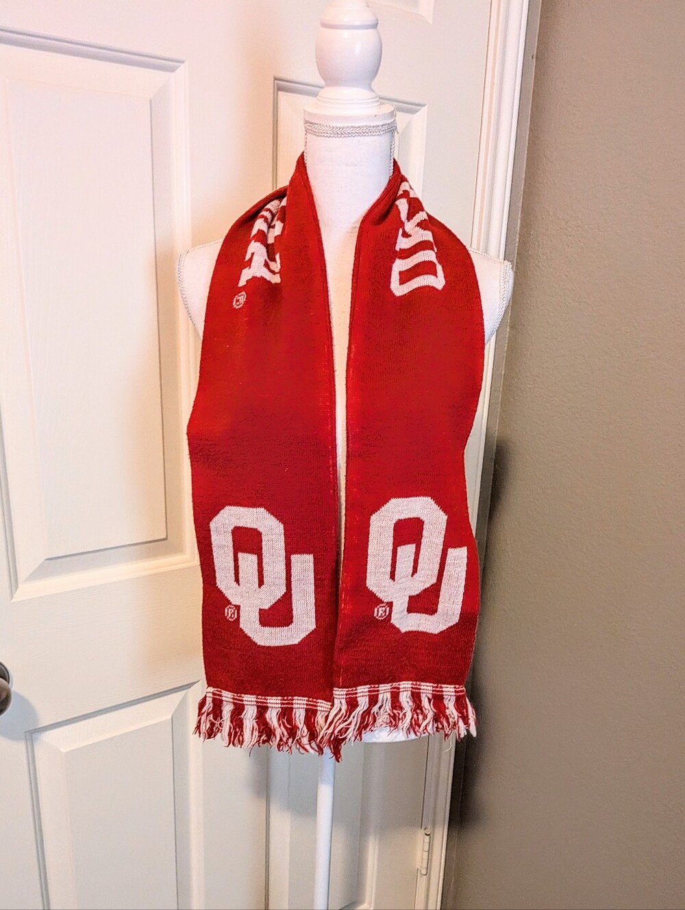 Oklahoma University OU Team Logo Scarf